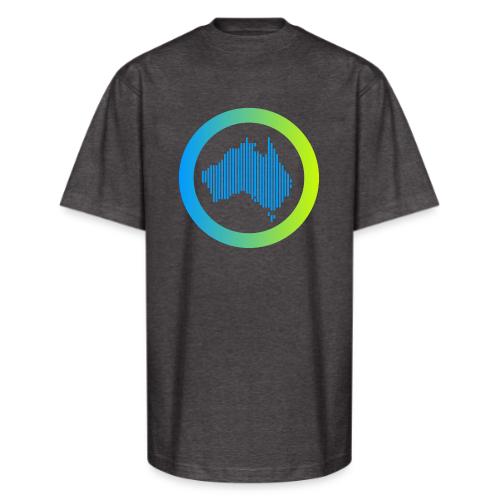 Gradient Symbol Only - Unisex Oversized Heavyweight T-Shirt