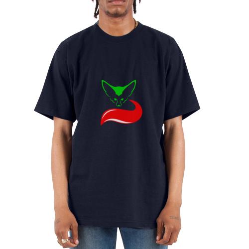 The Fennec, the Desert Fox of Algeria - Unisex Oversized Heavyweight T-Shirt