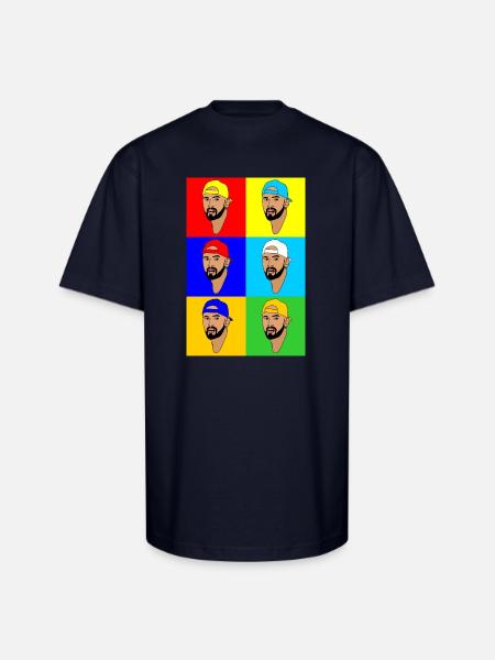 Nick Kyrgios - Unisex Oversized Heavyweight T-Shirt - navy