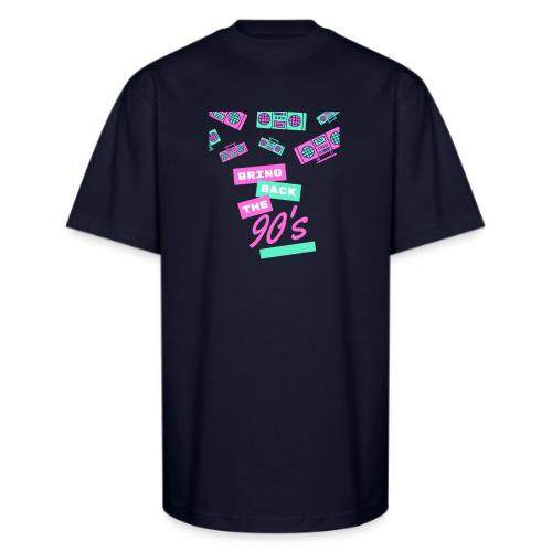 Bring Back The 90s Nostalgia Design| Retro 90s Art - Unisex Oversized Heavyweight T-Shirt