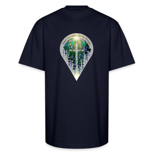Easter Grace Cascades Vine T Shirt, Renewal Gift - Unisex Oversized Heavyweight T-Shirt