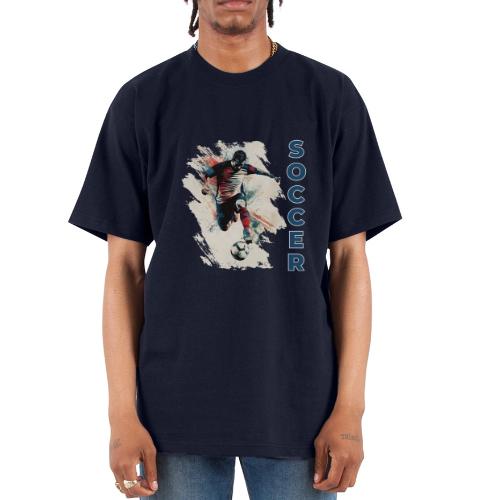 Soccer Power Move - Unisex Oversized Heavyweight T-Shirt