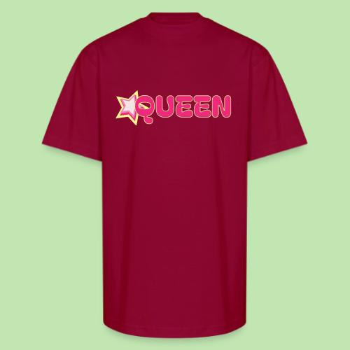 queen high resolution logo transparent 1 - Unisex Oversized Heavyweight T-Shirt