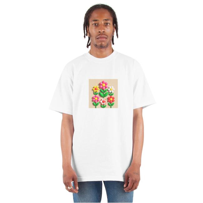 3D Flowers and Butterflies in Amber, Floral Design