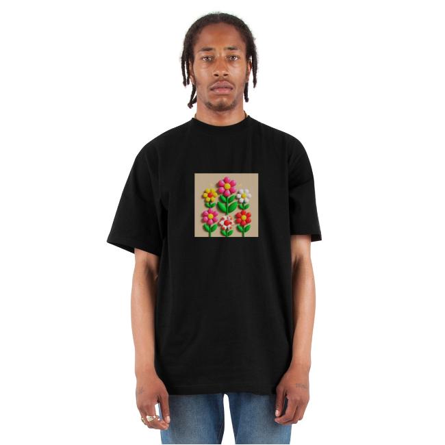3D Flowers and Butterflies in Amber, Floral Design