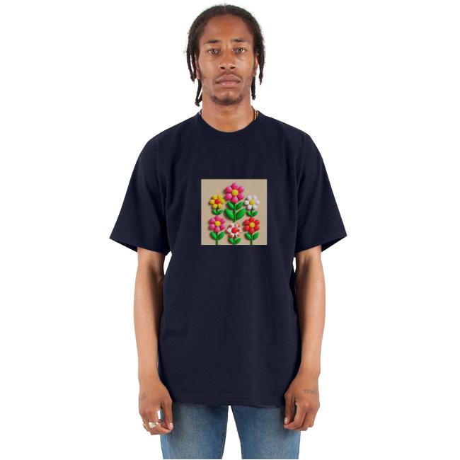 3D Flowers and Butterflies in Amber, Floral Design