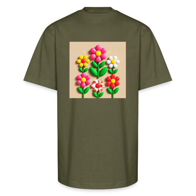 3D Flowers and Butterflies in Amber, Floral Design