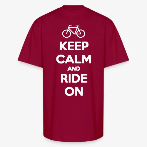 keep_calm_and_ride_on - Unisex Oversized Heavyweight T-Shirt