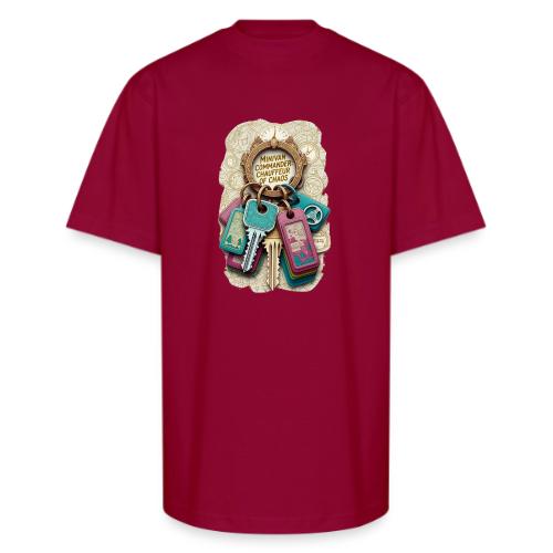 Minivan Commander T Shirt, Chauffeur of Chaos Mug - Unisex Oversized Heavyweight T-Shirt