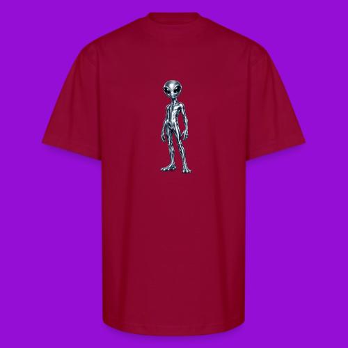 Silver Alien - Unisex Oversized Heavyweight T-Shirt