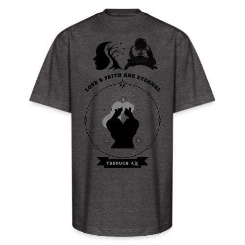 Love & Faith - Unisex Oversized Heavyweight T-Shirt