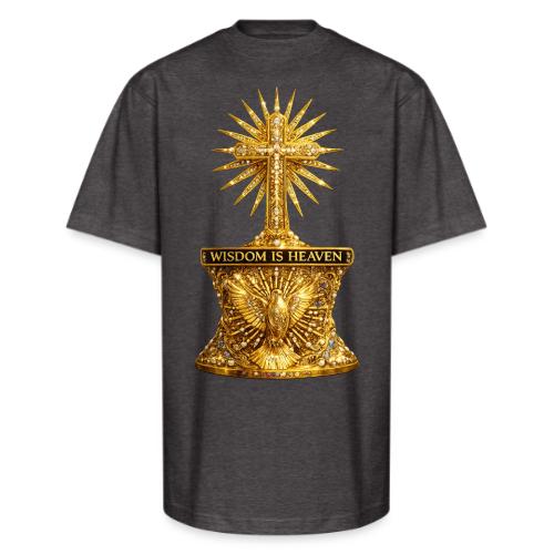 Wisdom is Heaven - Unisex Oversized Heavyweight T-Shirt