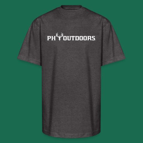 PH Outdoors® White Long - Unisex Oversized Heavyweight T-Shirt
