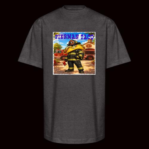 Fireman Taco - Unisex Oversized Heavyweight T-Shirt