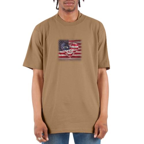 1776-2026 | 250 Years USA - Unisex Oversized Heavyweight T-Shirt