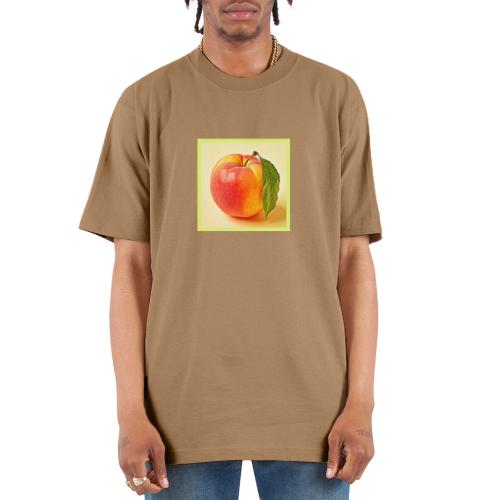 Feel the Fresh Peach Summer Vibe Design - Unisex Oversized Heavyweight T-Shirt
