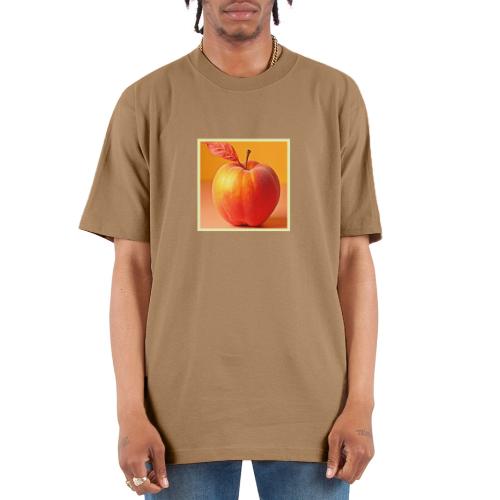 Golden Peach Perfection Design - Unisex Oversized Heavyweight T-Shirt