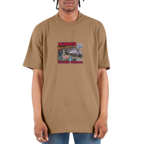 Brady Bacon #LetsRaceTwo Winner - Unisex Oversized Heavyweight T-Shirt