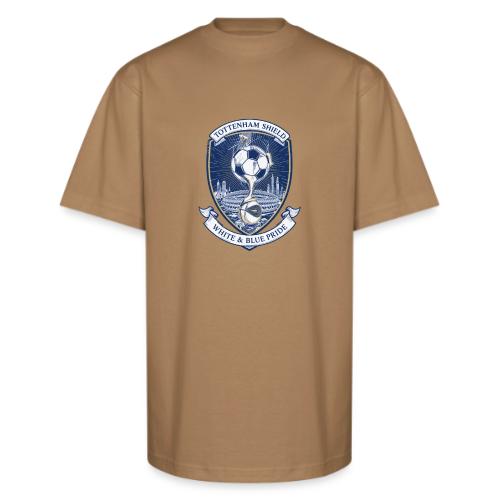 Iconic North London Soccer Emblem Art Print - Unisex Oversized Heavyweight T-Shirt