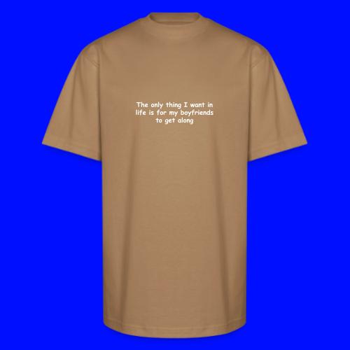 Get Along - Boyfriends - Unisex Oversized Heavyweight T-Shirt