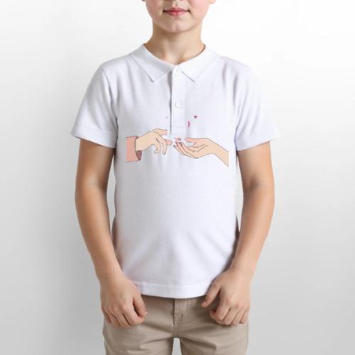 Valentine’s Touch - Gildan Kid's 50/50 Jersey Polo
