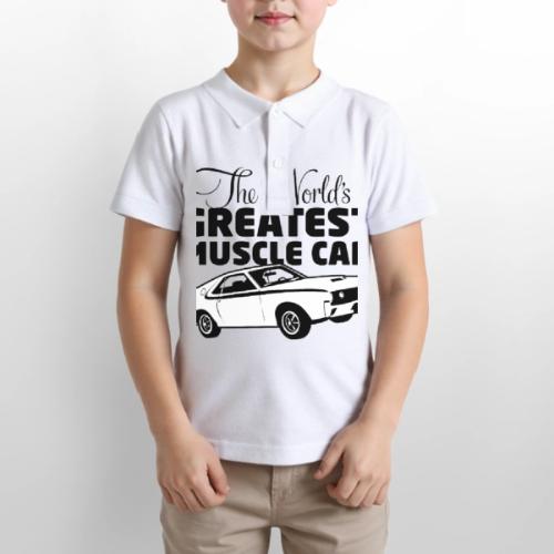 Greatest Muscle Car - Javelin - Gildan Kid's 50/50 Jersey Polo