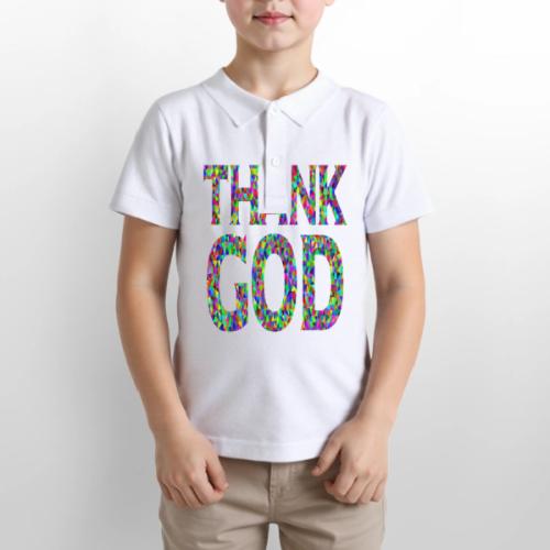 THANK GOD - Gildan Kid's 50/50 Jersey Polo