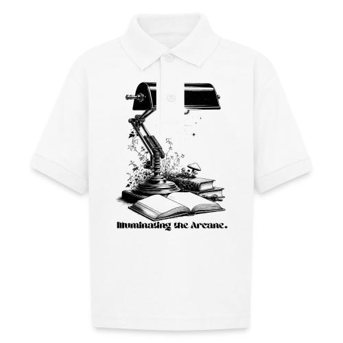 Dark Academia T-Shirt, Mug, & Poster - Gildan Kid's 50/50 Jersey Polo