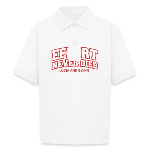 Effort Never Dies - Gildan Kid's 50/50 Jersey Polo