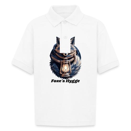 Hygge Ember Fox T-Shirt - Gildan Kid's 50/50 Jersey Polo