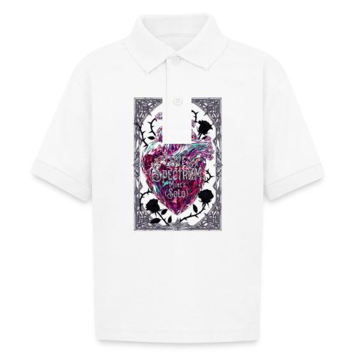 Love is a Spectrum (Mine's Solo) T-Shirt - Gildan Kid's 50/50 Jersey Polo