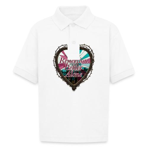 Reflection: Better Alone T-Shirt - Gildan Kid's 50/50 Jersey Polo