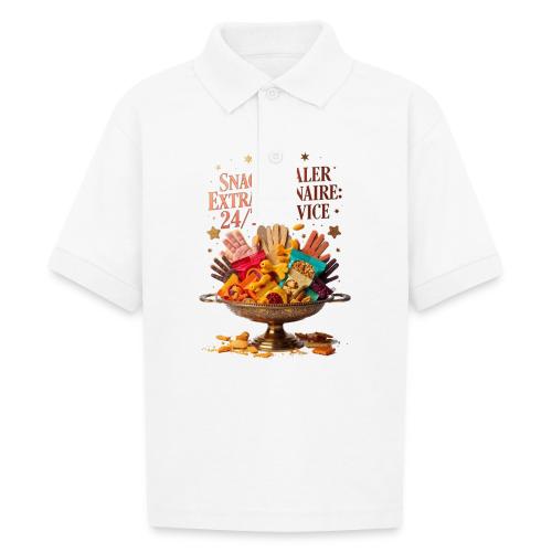 Snack Dealer Extraordinaire Tee, Mum Gift - Gildan Kid's 50/50 Jersey Polo