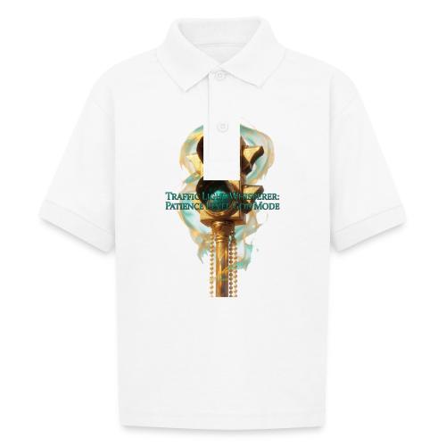 Traffic Light Whisperer T Shirt - Gildan Kid's 50/50 Jersey Polo