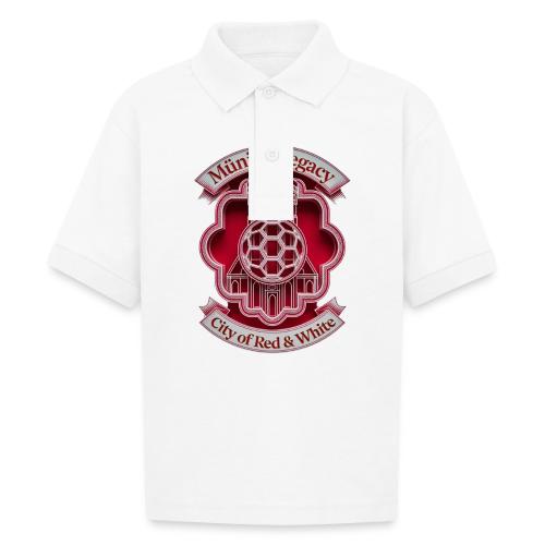 Munich Pride Fan T Shirt, Football City Pride Gift - Gildan Kid's 50/50 Jersey Polo