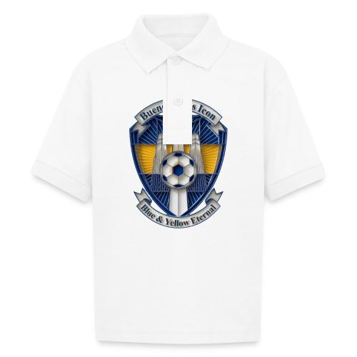 Buenos Aires Icon T Shirt, Soccer City Pride Gift - Gildan Kid's 50/50 Jersey Polo