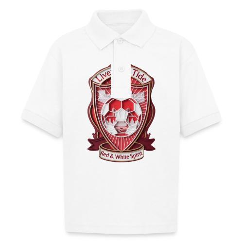 Liverpool Tide T Shirt, Soccer City Pride Gift - Gildan Kid's 50/50 Jersey Polo