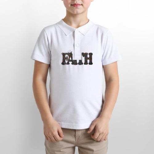 FAITH - Gildan Kid's 50/50 Jersey Polo