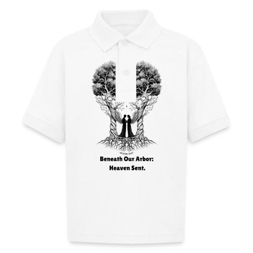 Angelic Guardian T-Shirt, Mug - Gildan Kid's 50/50 Jersey Polo