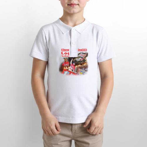 Logan Schuchart #LetsRaceTwo Winner - Gildan Kid's 50/50 Jersey Polo