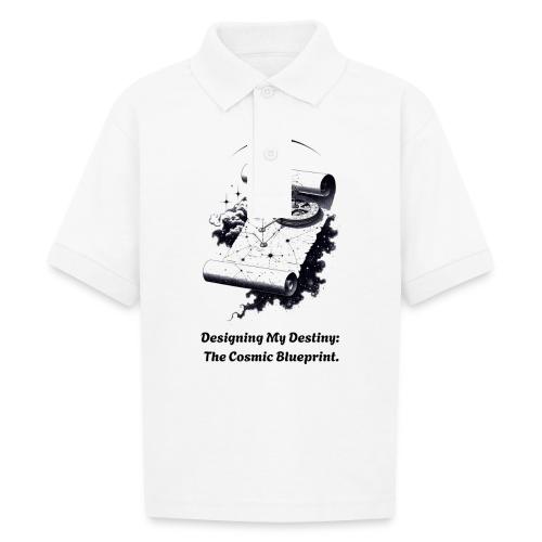 Cosmic Blueprint T-Shirt - Gildan Kid's 50/50 Jersey Polo