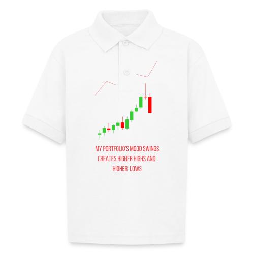 Technical Analysis Trading T-Shirt| Sarcastic - Gildan Kid's 50/50 Jersey Polo