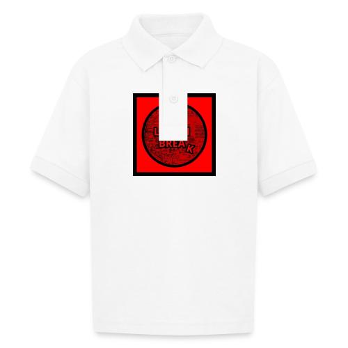 RED MLB - Gildan Kid's 50/50 Jersey Polo
