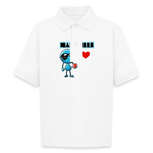 Smoon City_Marseille - Gildan Kid's 50/50 Jersey Polo