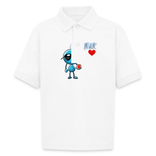 Smoon City_New York - Gildan Kid's 50/50 Jersey Polo