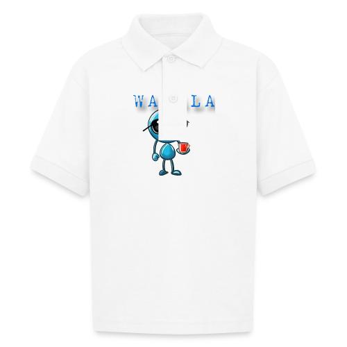 Smoon City_Wahala - Gildan Kid's 50/50 Jersey Polo