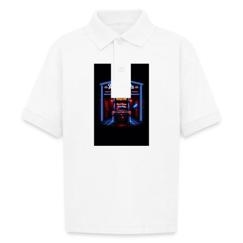 Carcadelogo3 - Gildan Kid's 50/50 Jersey Polo