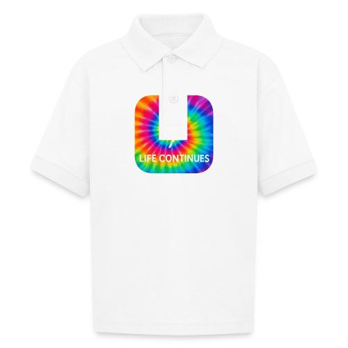Logo - Gildan Kid's 50/50 Jersey Polo