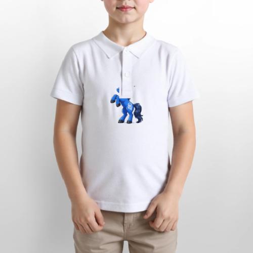 My first blucifer - Gildan Kid's 50/50 Jersey Polo