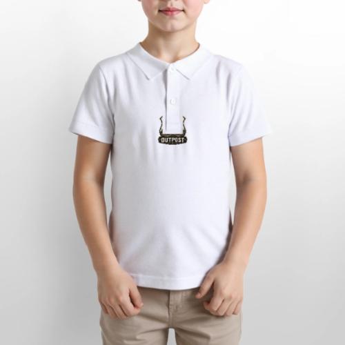 395 Outpost Shield - Gildan Kid's 50/50 Jersey Polo